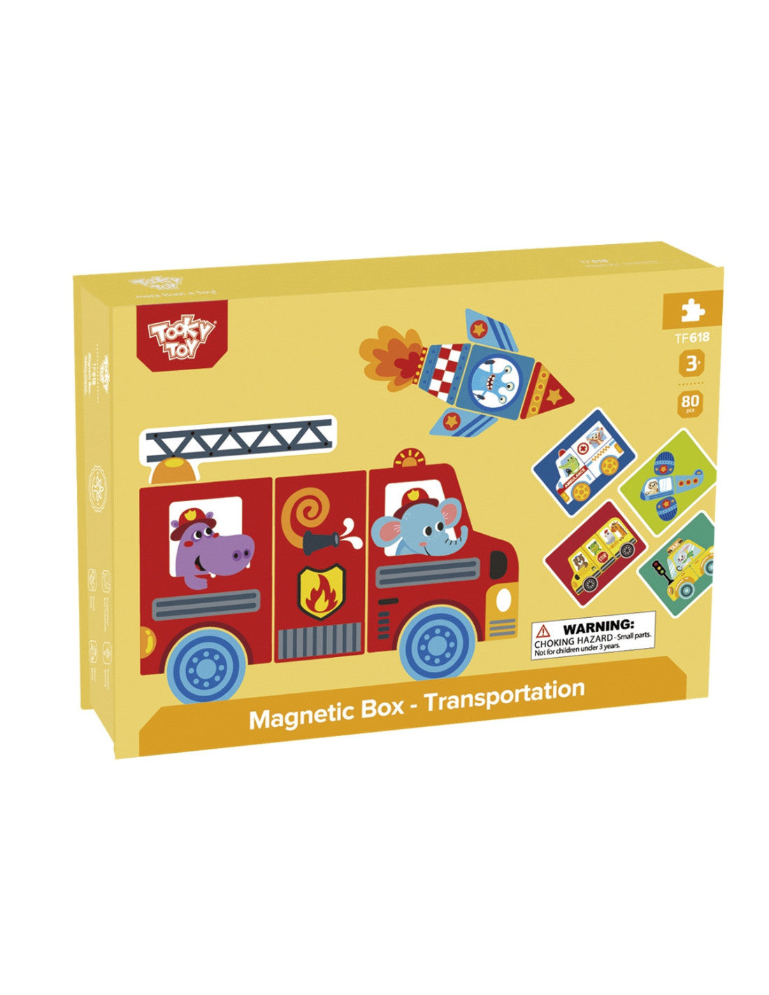 Magnētiskā montessori puzles kaste "Auto"